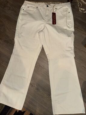 Plus White Jeans Size 20
